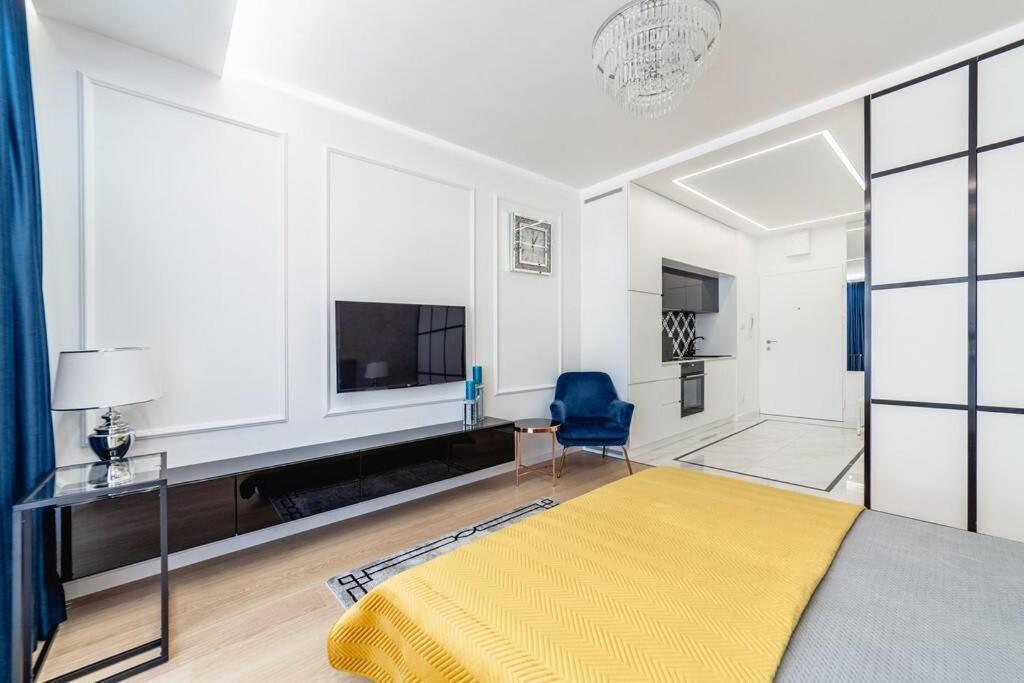 Stylowy Apartament Centrum Warszawy Z Tarasem Varšava Exteriér fotografie